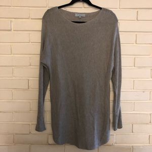 Long Gray Cozy Sweater